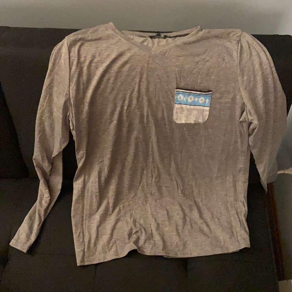 Long sleeve winter theme shirt